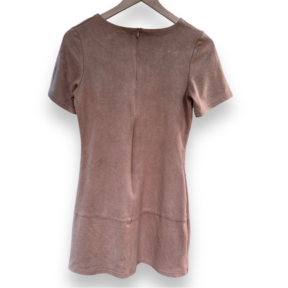 Nordstrom Paper Crane faux suede dress. Medium - Picture 7 of 14